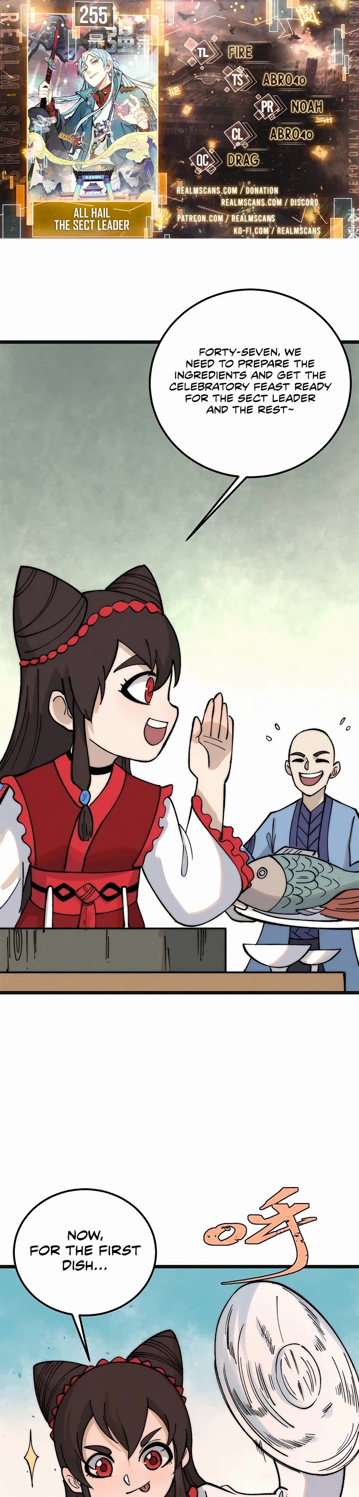 All Hail the Sect Leader Chapter 255 page 1 - Chapter 255