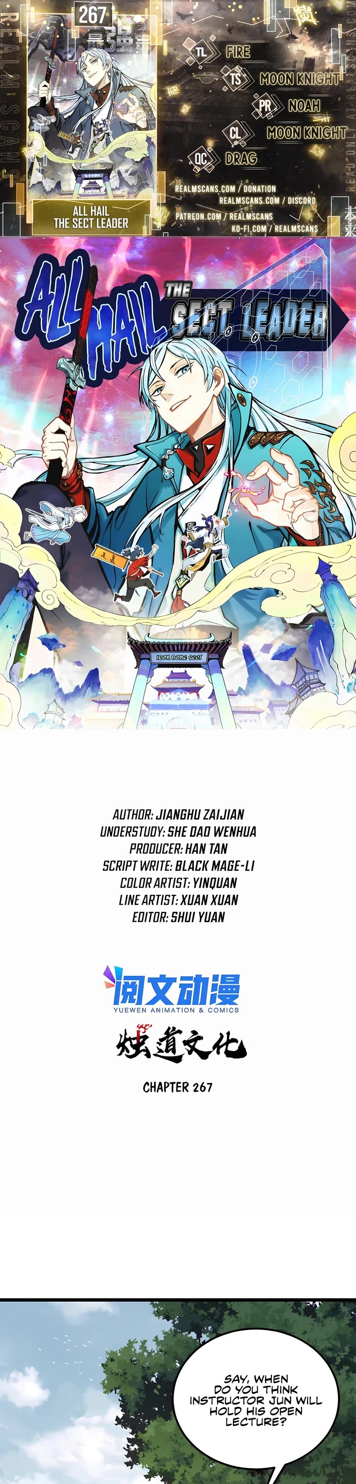 All Hail the Sect Leader Chapter 267 page 1 - Chapter 267