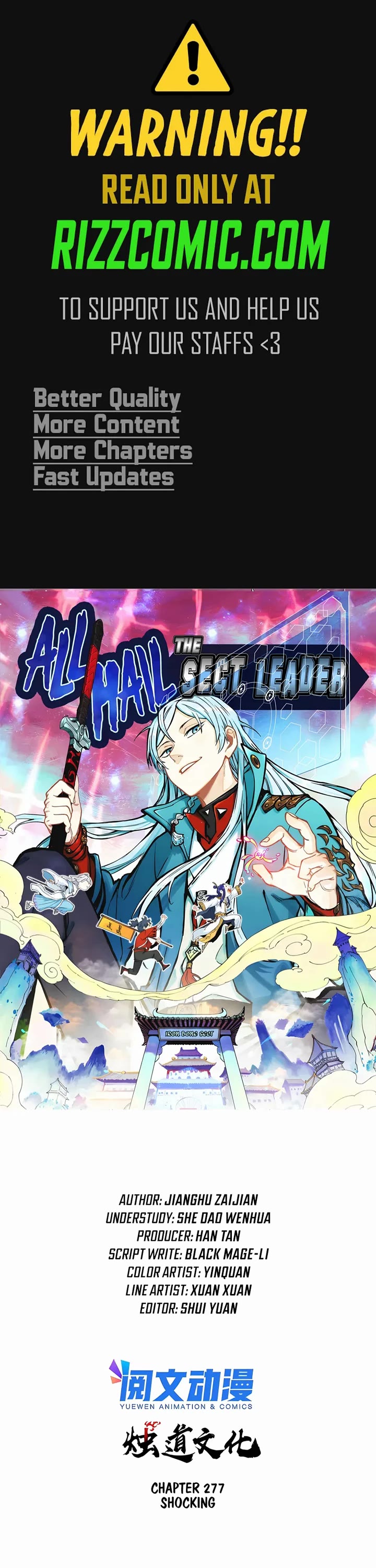 All Hail the Sect Leader Chapter 277 page 1 - Chapter 277