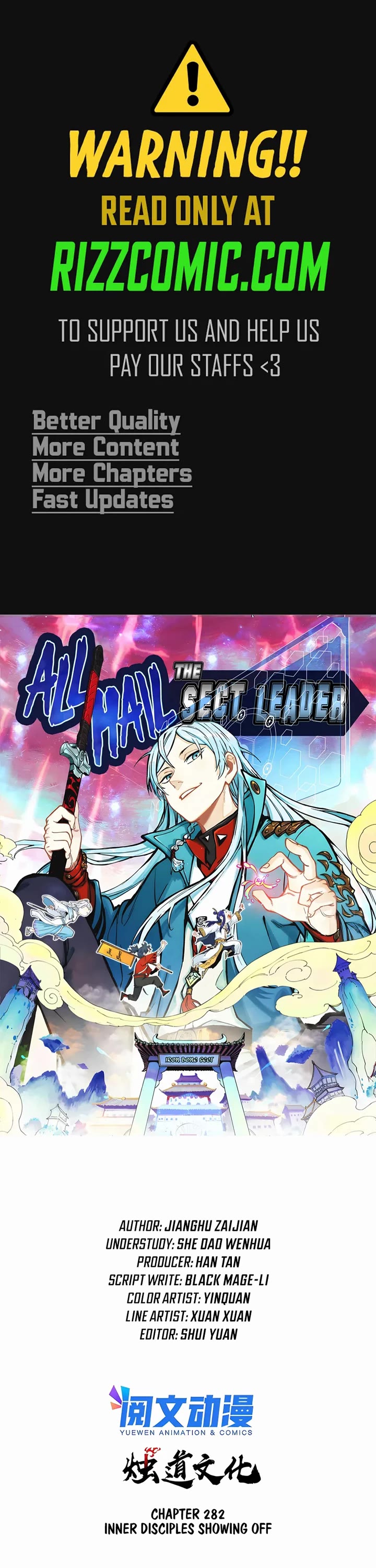 All Hail the Sect Leader Chapter 282 page 1 - Chapter 282