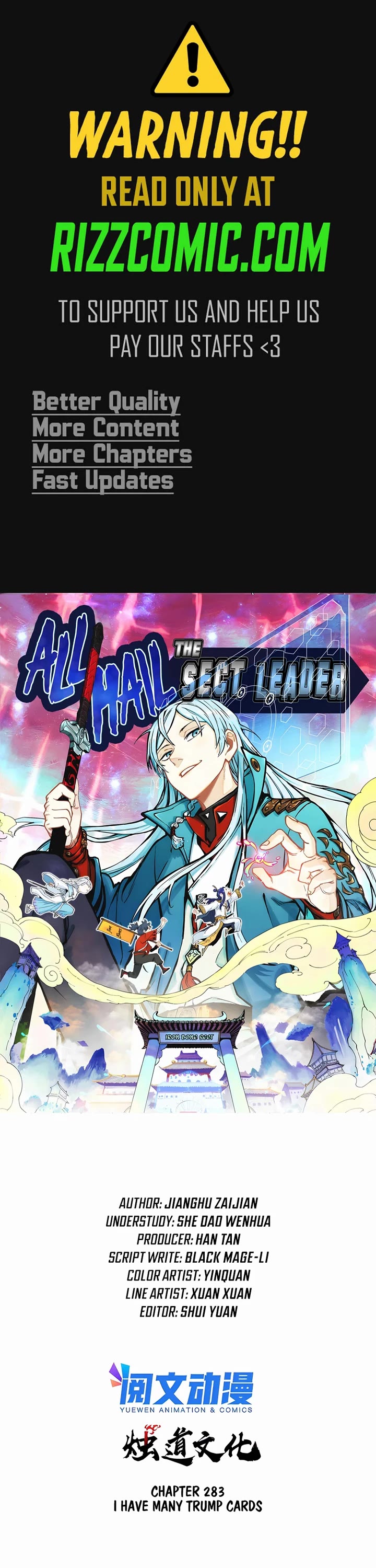 All Hail the Sect Leader Chapter 283 page 1 - Chapter 283