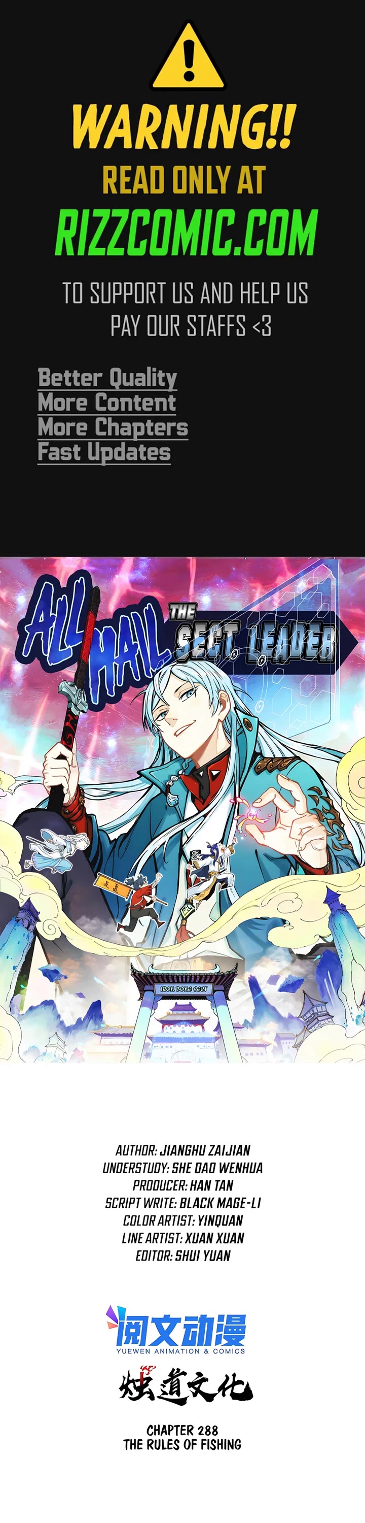 All Hail the Sect Leader Chapter 288 page 1 - Chapter 288