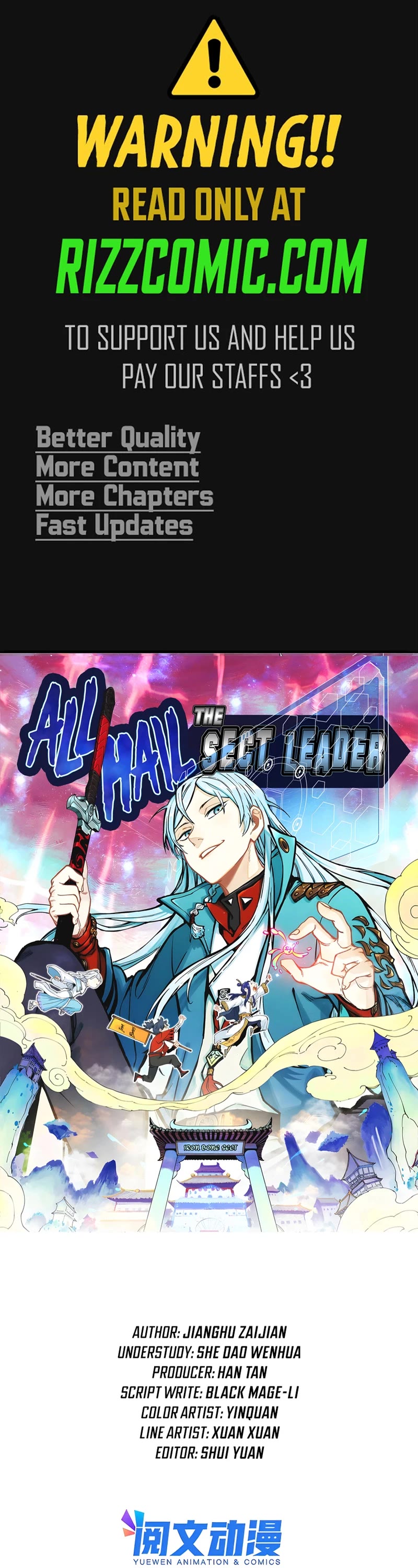 All Hail the Sect Leader Chapter 290 page 1 - Chapter 290