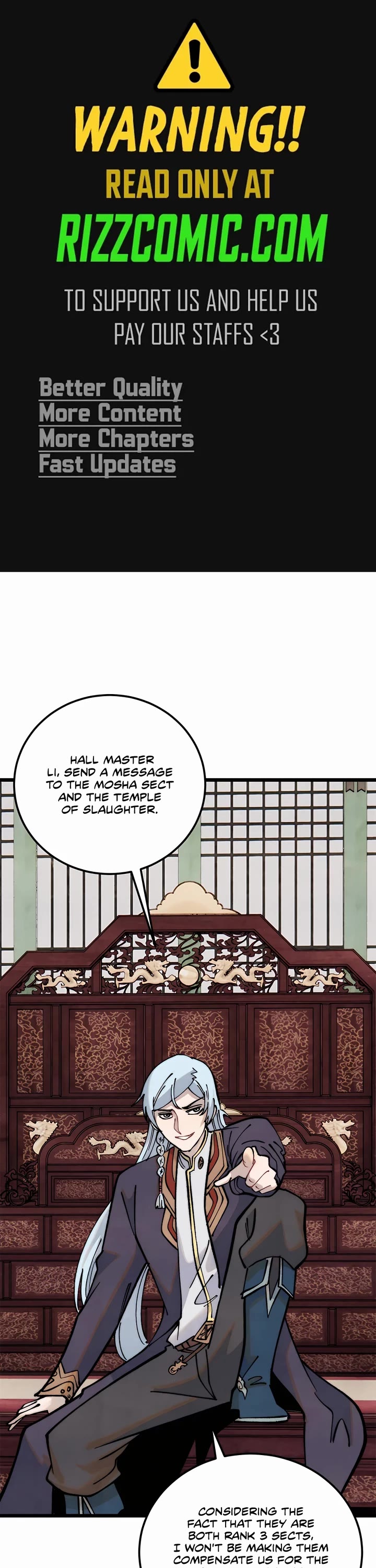 All Hail the Sect Leader Chapter 316 page 1 - Chapter 316