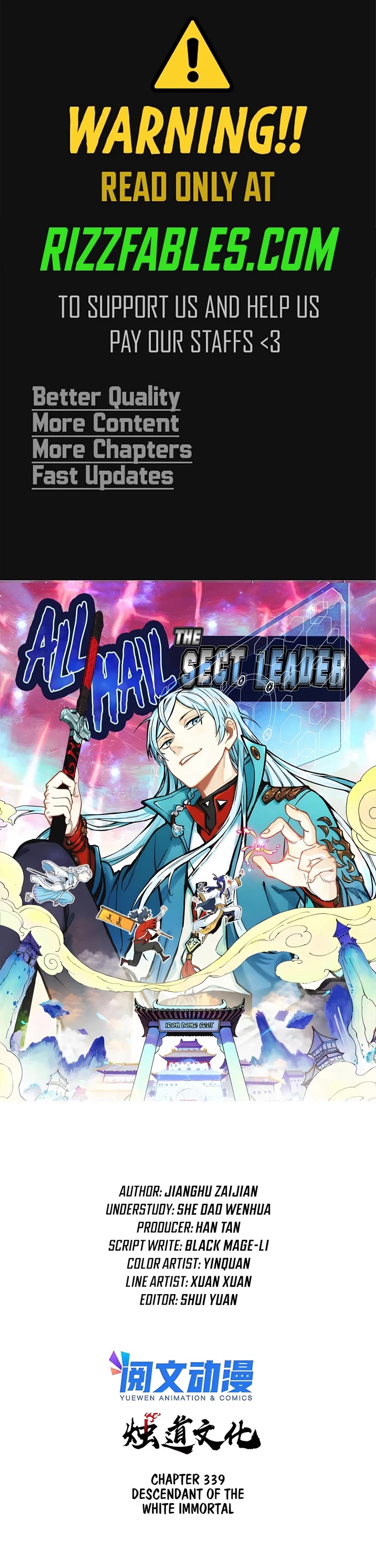 All Hail the Sect Leader Chapter 340 page 1 - Chapter 340