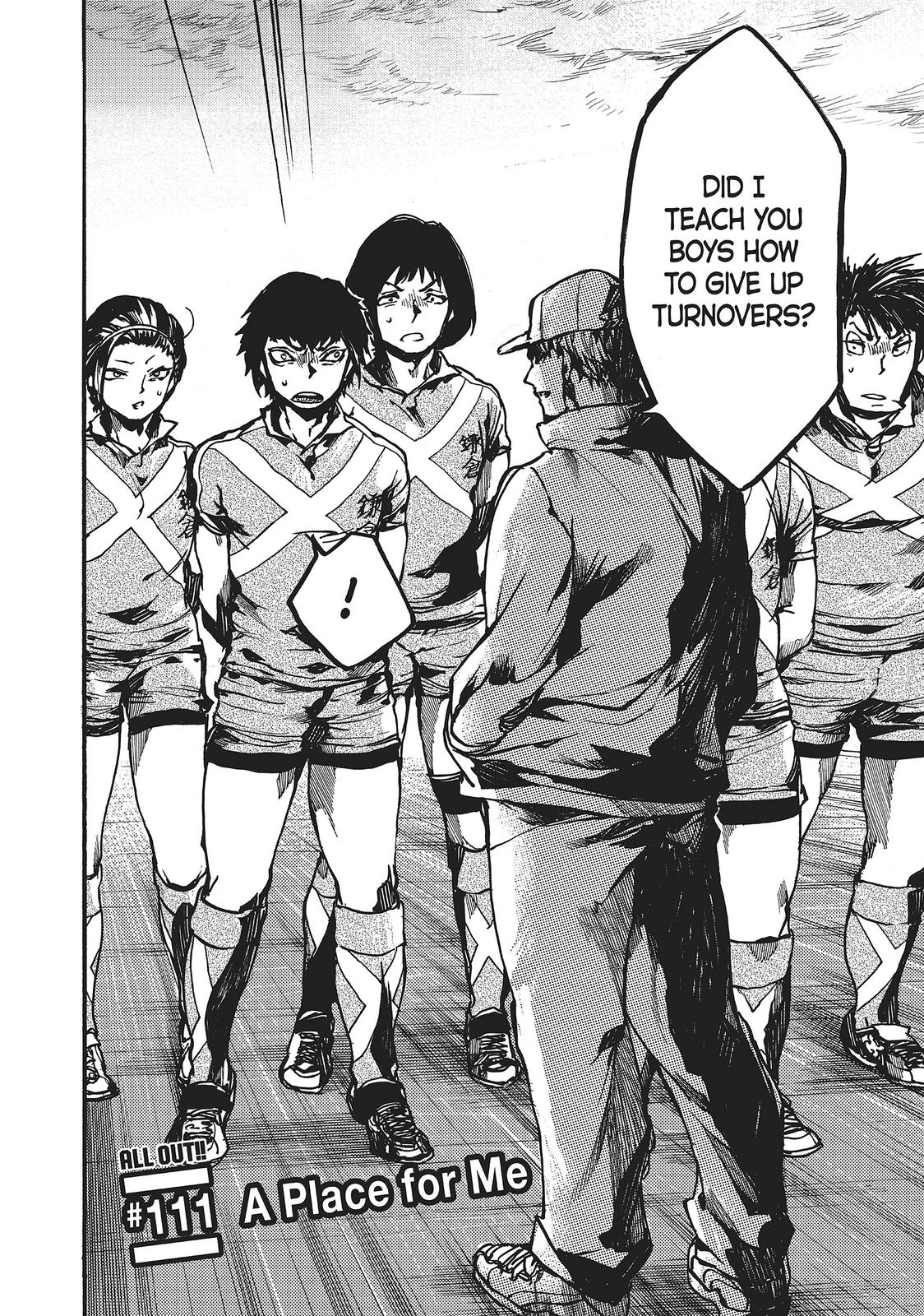 All Out!! Chapter 111 page 2 - Chapter 111