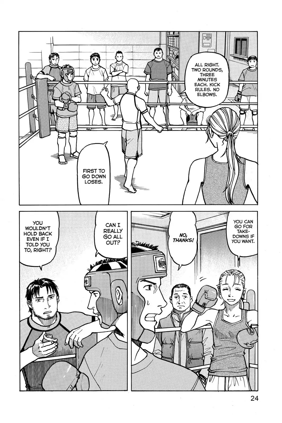 All-Rounder Meguru Chapter 10 page 2 - Chapter 10: The "Strikes" Of "Strikes", Throws, And Submissions (Part 1)