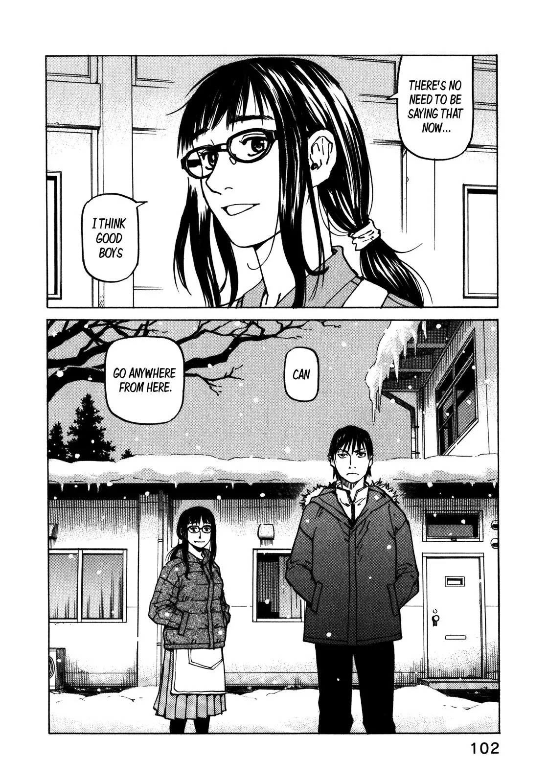All-Rounder Meguru Chapter 100 page 23 - Chapter 100 : Four Years Ago, Snow Country