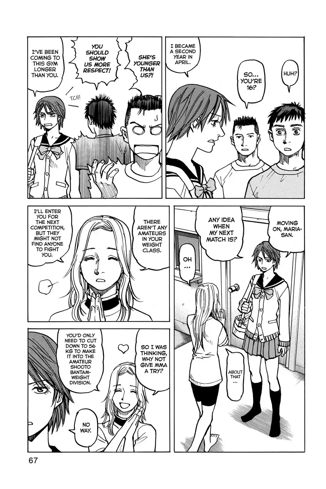 All-Rounder Meguru Chapter 12 page 11 - Chapter 12: The "Strikes" Of "Strikes", Throws, And Submissions (Part 3)