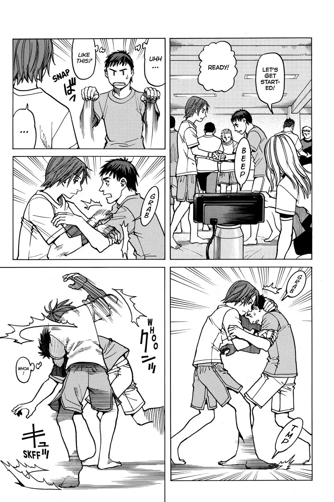 All-Rounder Meguru Chapter 12 page 3 - Chapter 12: The "Strikes" Of "Strikes", Throws, And Submissions (Part 3)