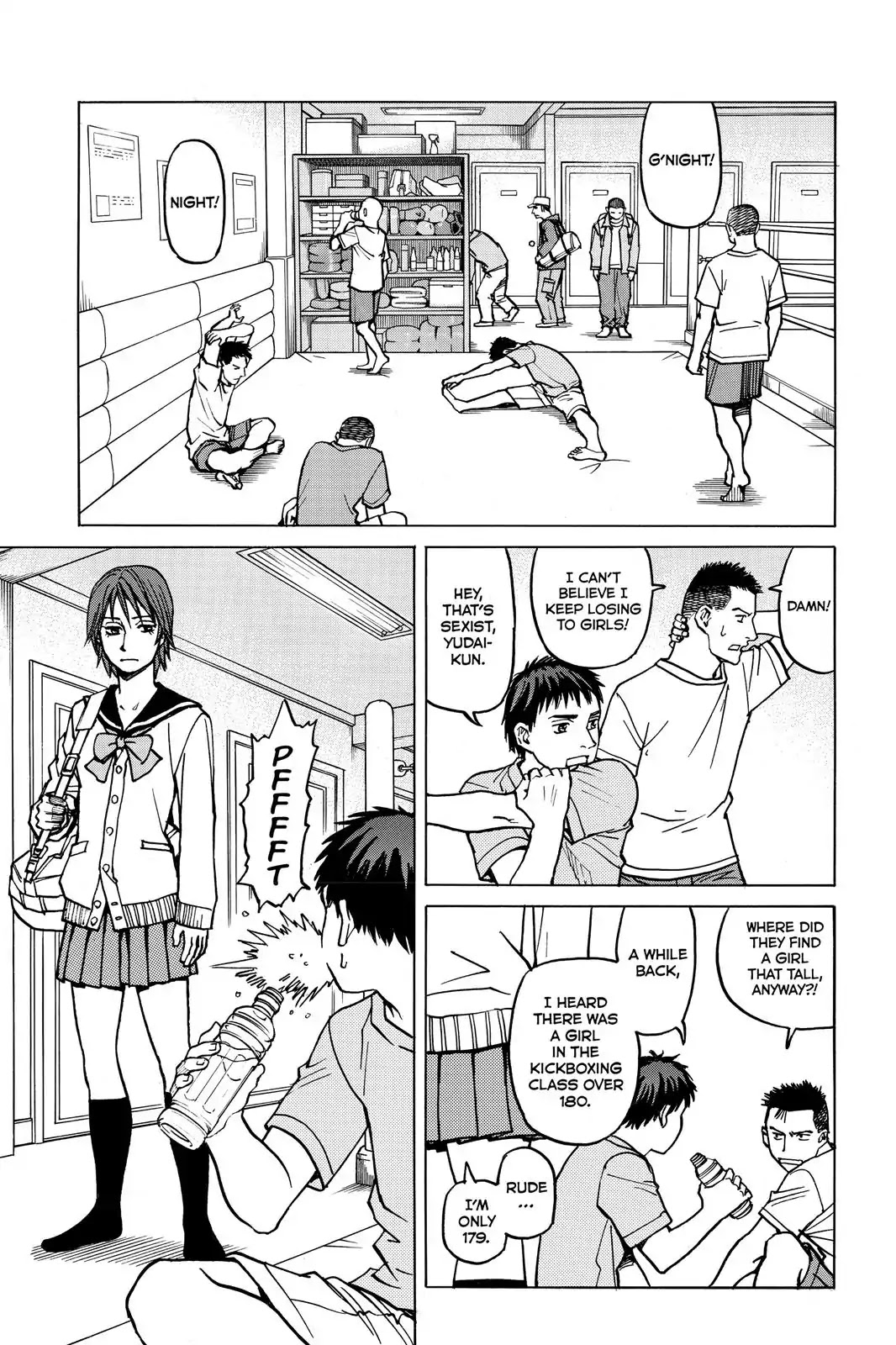 All-Rounder Meguru Chapter 12 page 9 - Chapter 12: The "Strikes" Of "Strikes", Throws, And Submissions (Part 3)