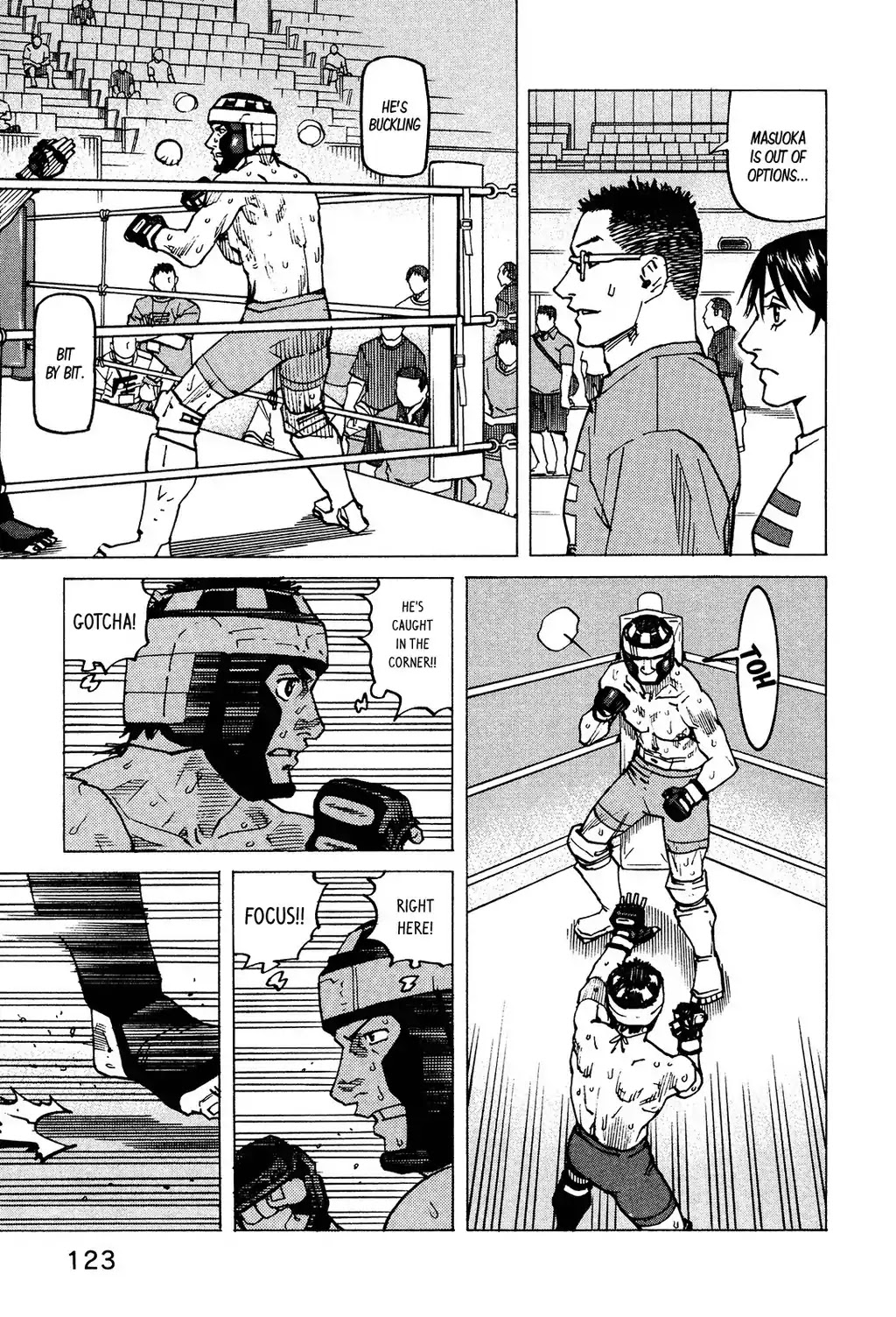 All-Rounder Meguru Chapter 128 page 16 - Chapter 128: Leg Lock Hell - Main Course