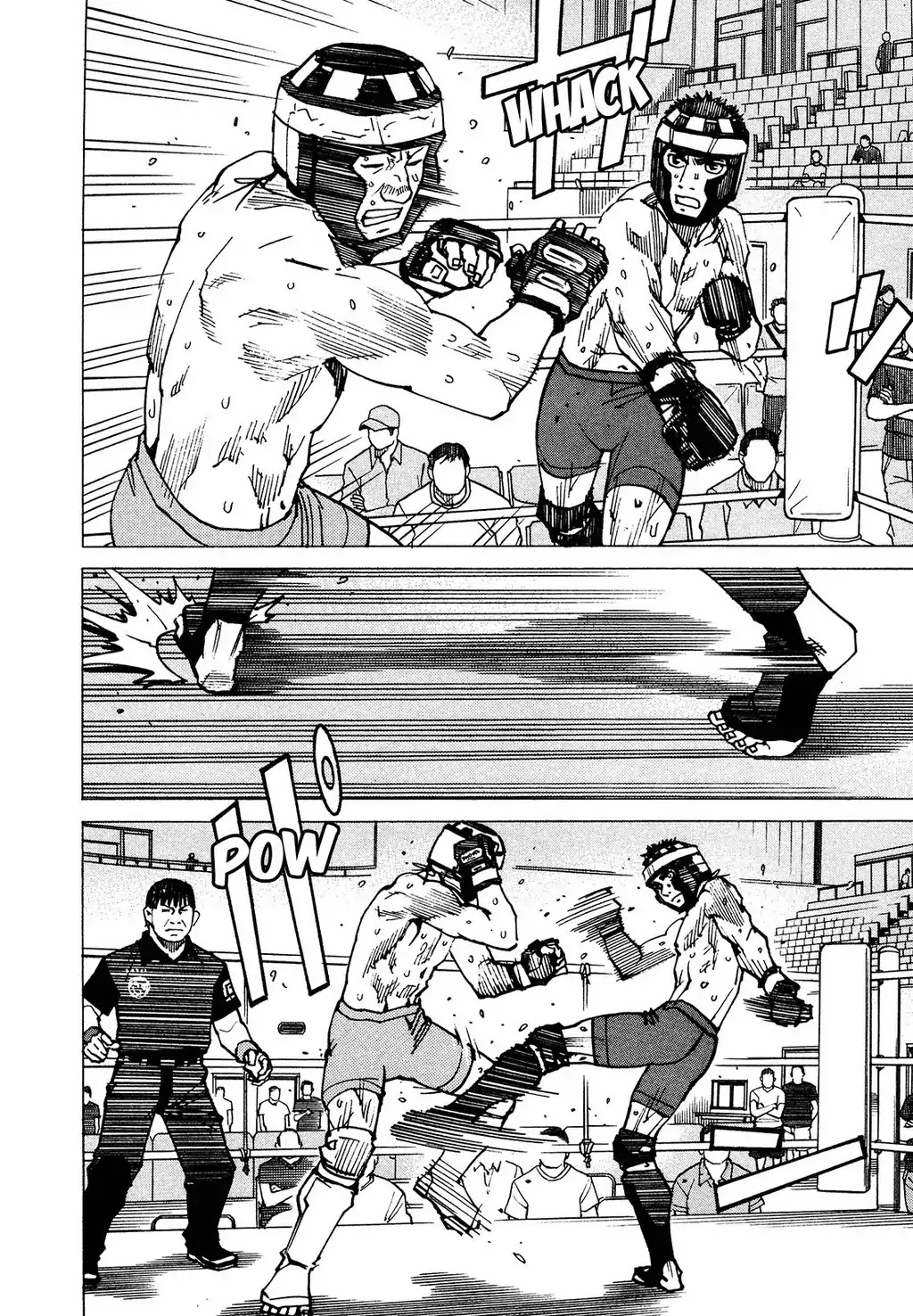All-Rounder Meguru Chapter 128 page 3 - Chapter 128: Leg Lock Hell - Main Course