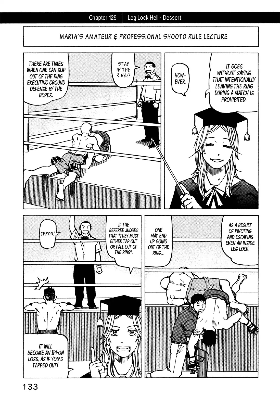 All-Rounder Meguru Chapter 129 page 2 - Chapter 129: Leg Lock Hell - Dessert