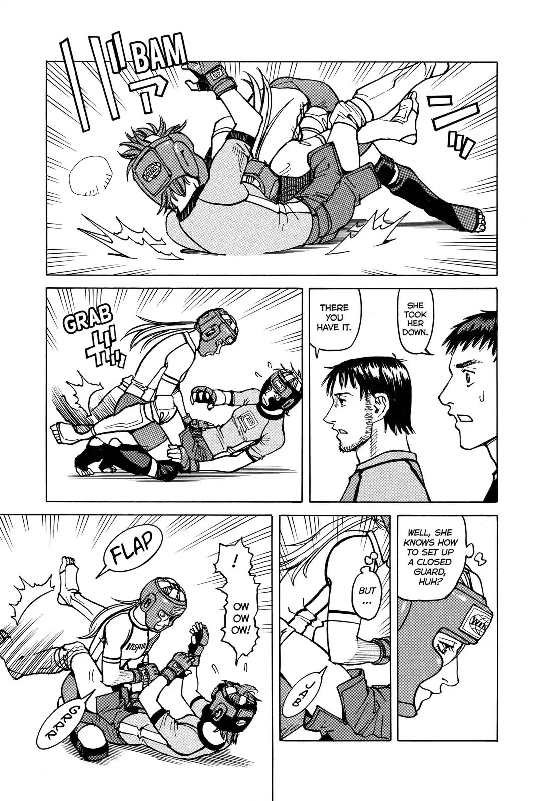 All-Rounder Meguru Chapter 13 page 15 - Chapter 13: The "Throws" Of "Strikes", Throws, And Submission"