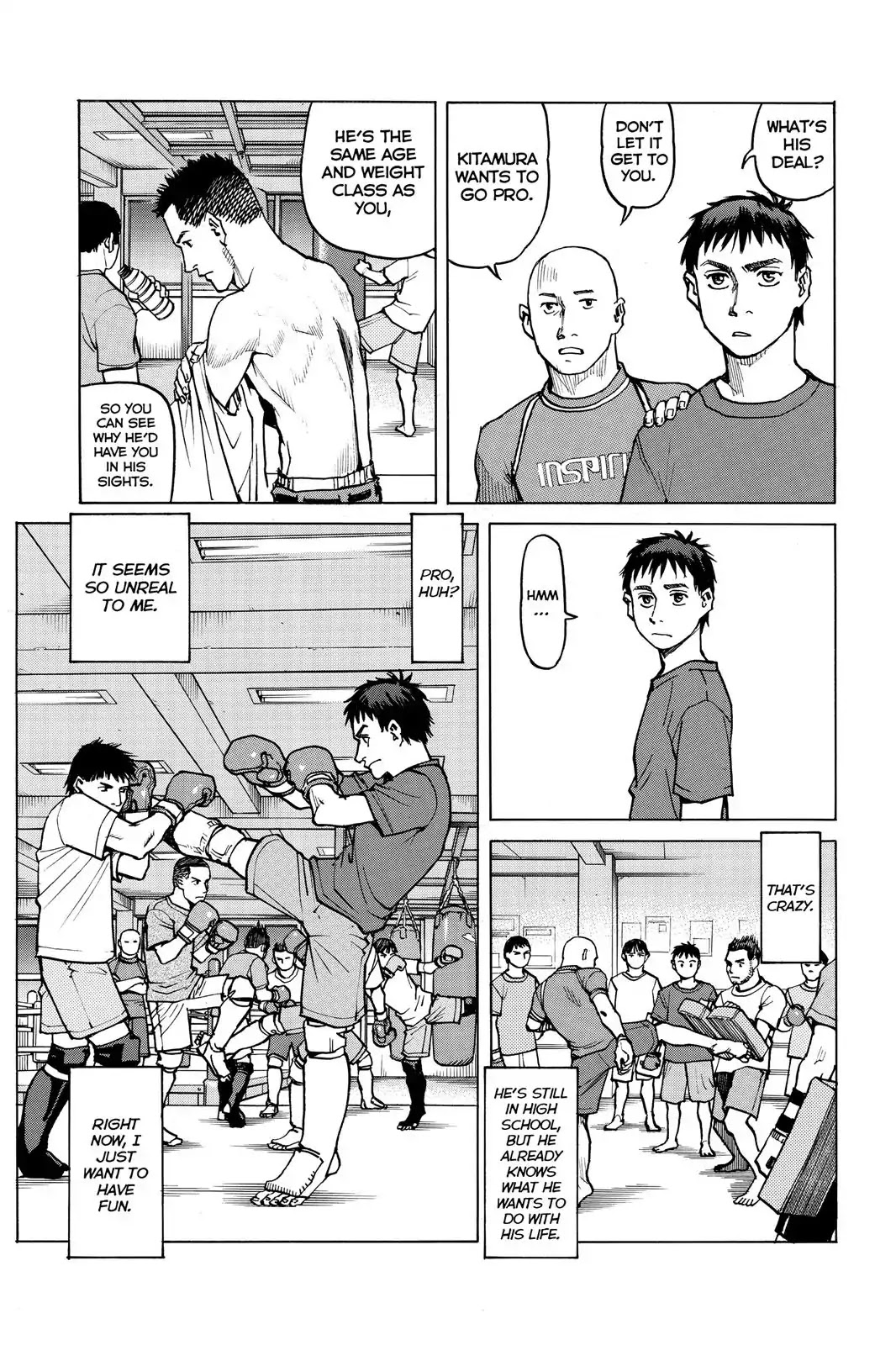 All-Rounder Meguru Chapter 4 page 5 - Chapter 4: Pro Training