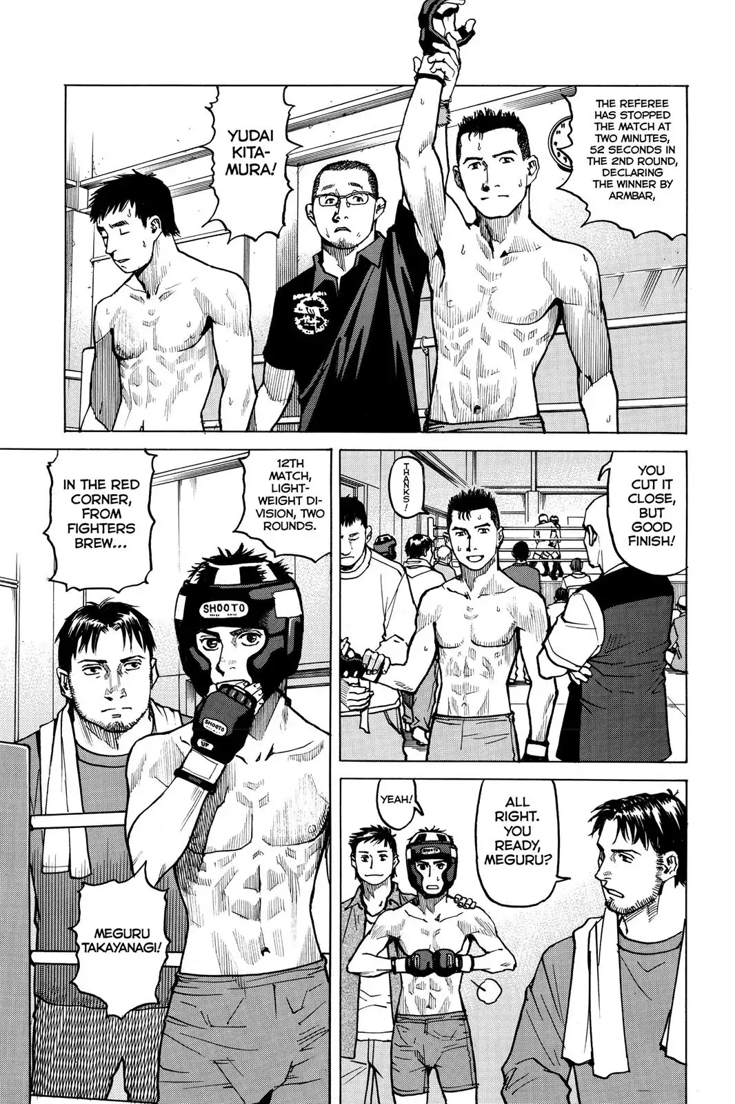 All-Rounder Meguru Chapter 6 page 5 - Chapter 6: Meguru-Takashi Second Fight, Hakkei Gym