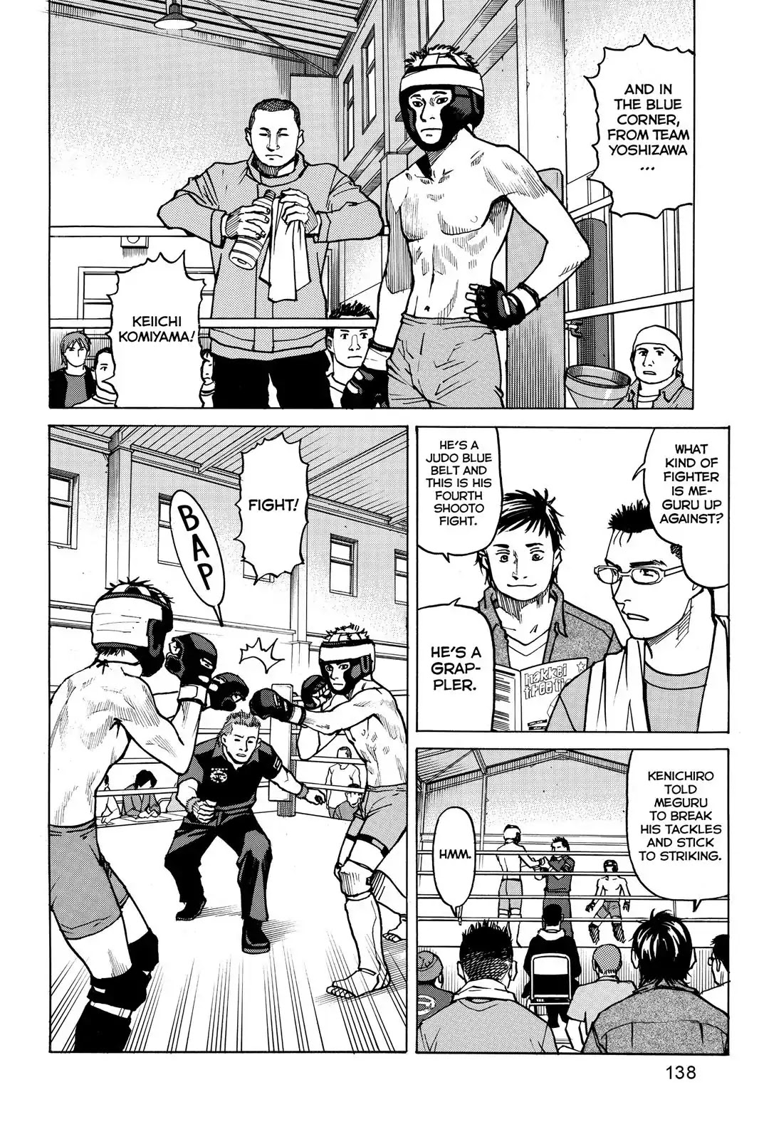 All-Rounder Meguru Chapter 6 page 6 - Chapter 6: Meguru-Takashi Second Fight, Hakkei Gym