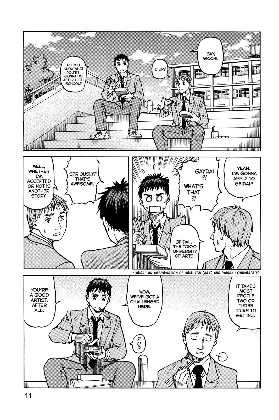 All-Rounder Meguru Chapter 9 page 12 - Chapter 9: Future Plans