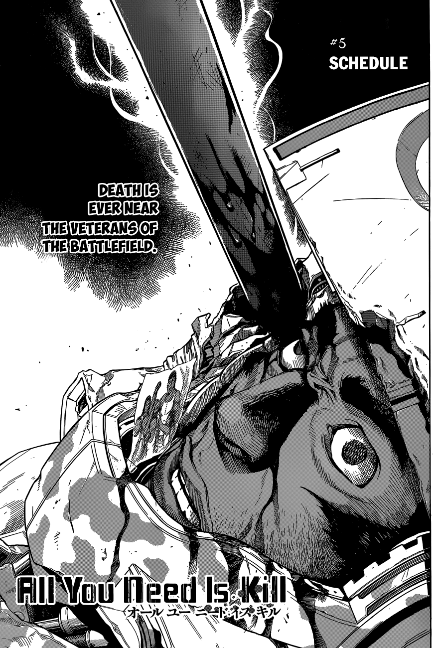 All You Need Is Kill Chapter 5 page 2 - Chapter 5: Schedule