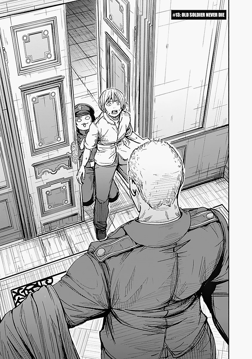 Alma (Shinji Mito) Chapter 13 page 1 - Chapter 13: Old Soldier Never Die