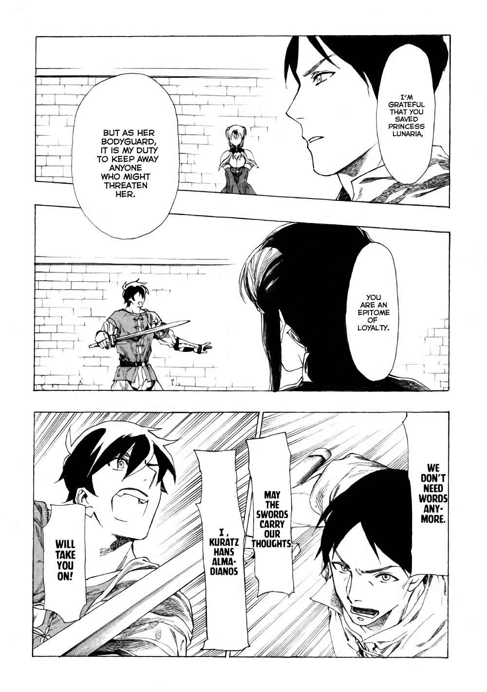 Almadianos Eiyuuden Chapter 9 page 18 - Chapter 9: The Kingdom's Sword