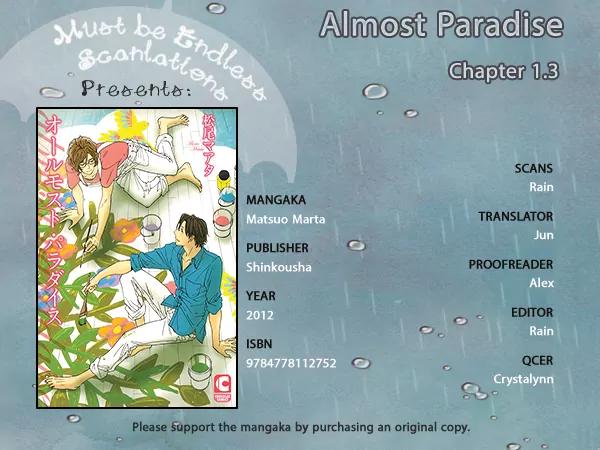 Almost Paradise Chapter 1.3 page 1 - Chapter 1.3