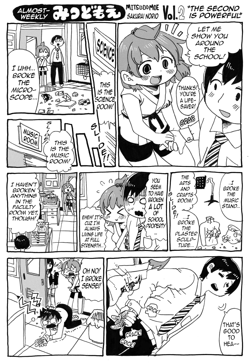 Almost-Weekly Mitsudomoe Chapter 1 page 4 - Chapter 1: Pages 0-13