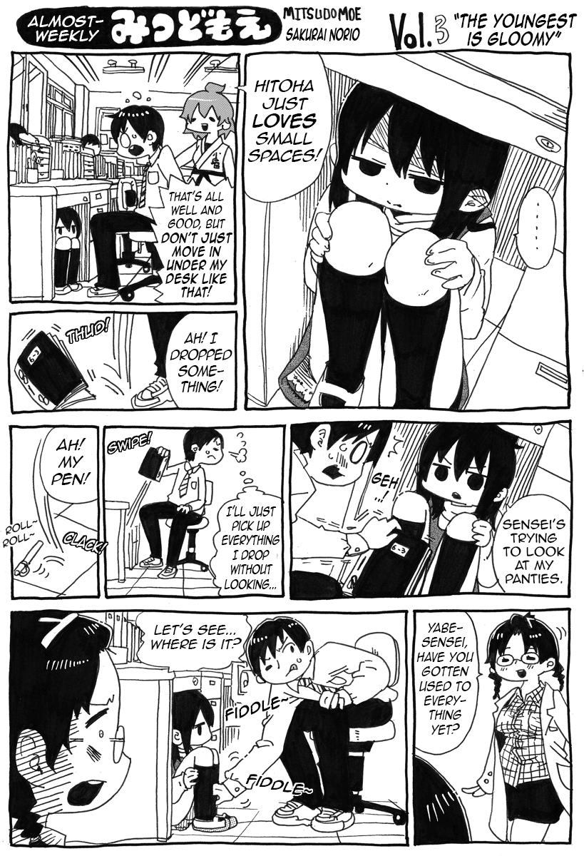Almost-Weekly Mitsudomoe Chapter 1 page 5 - Chapter 1: Pages 0-13