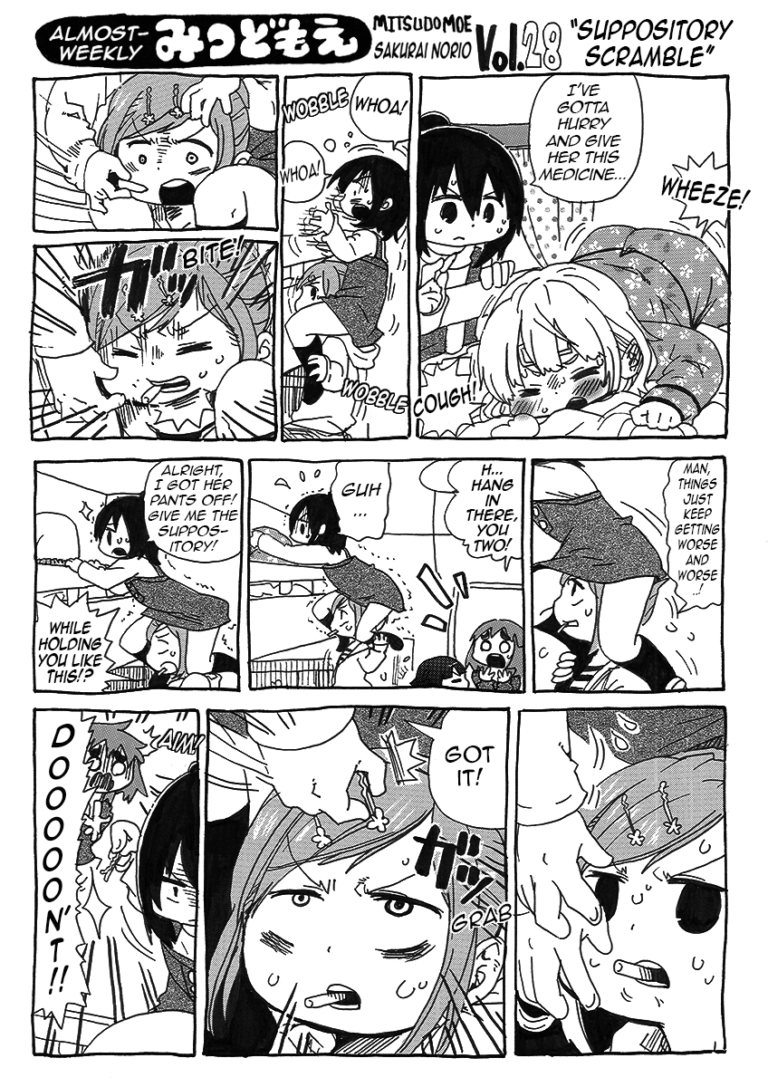 Almost-Weekly Mitsudomoe Chapter 3 page 2 - Chapter 3: Pages 28-41