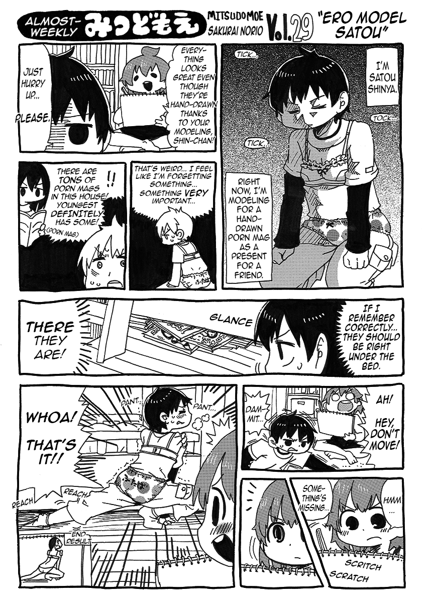Almost-Weekly Mitsudomoe Chapter 3 page 3 - Chapter 3: Pages 28-41