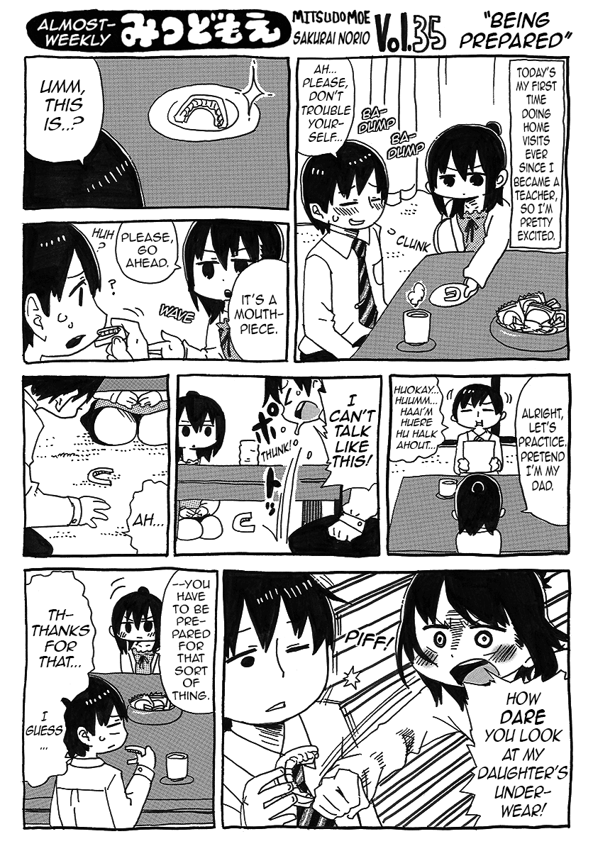 Almost-Weekly Mitsudomoe Chapter 3 page 9 - Chapter 3: Pages 28-41