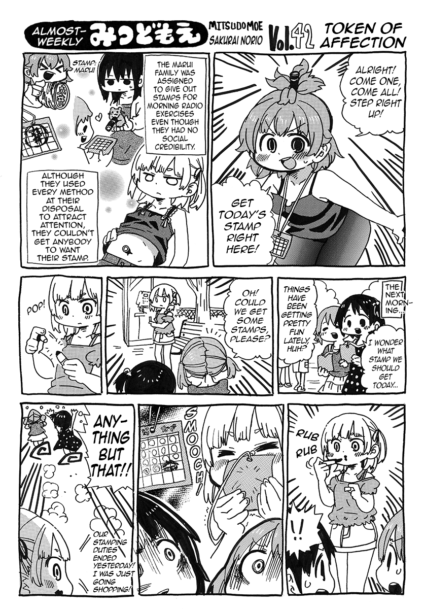 Almost-Weekly Mitsudomoe Chapter 4 page 2 - Chapter 4: Pages 42-55