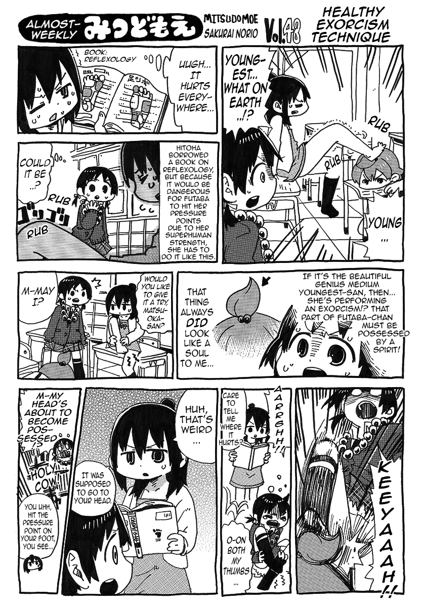 Almost-Weekly Mitsudomoe Chapter 4 page 8 - Chapter 4: Pages 42-55
