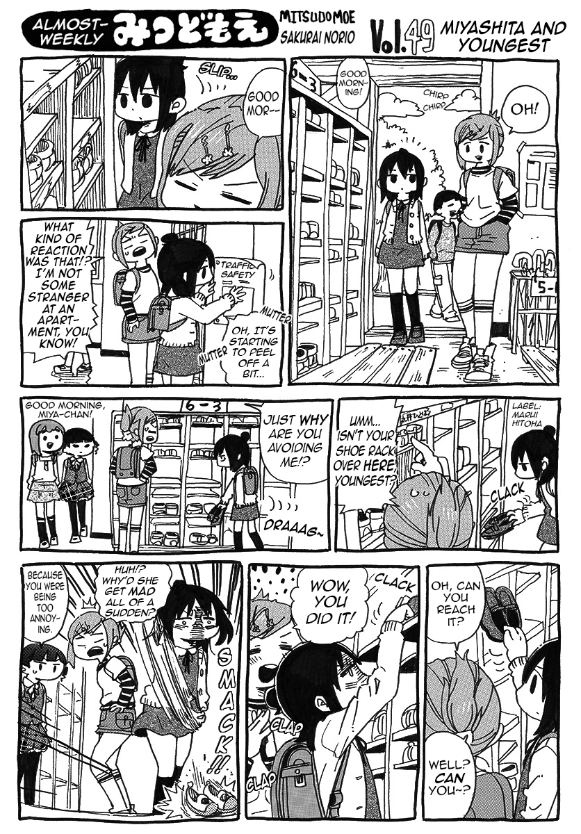 Almost-Weekly Mitsudomoe Chapter 4 page 9 - Chapter 4: Pages 42-55