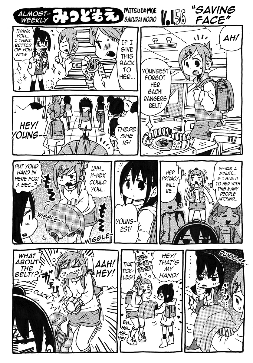Almost-Weekly Mitsudomoe Chapter 5 page 2 - Chapter 5: Pages 56-69
