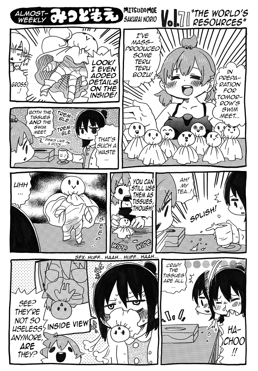 Almost-Weekly Mitsudomoe Chapter 6 page 3 - Chapter 6: Pages 70-83
