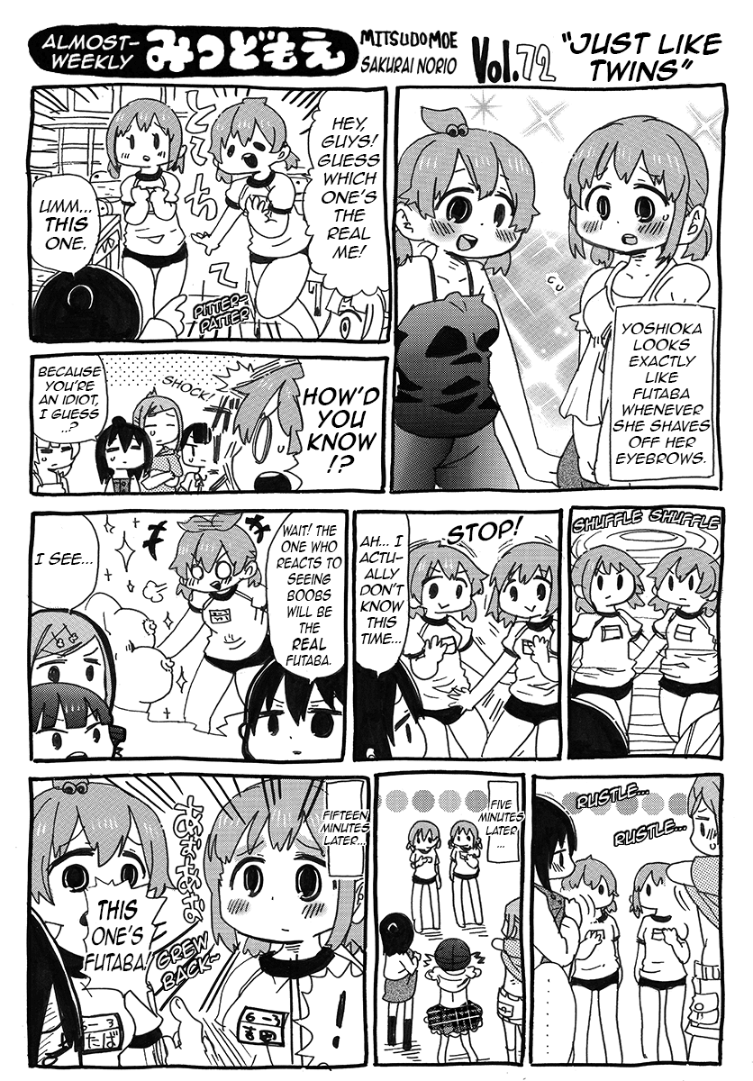 Almost-Weekly Mitsudomoe Chapter 6 page 4 - Chapter 6: Pages 70-83