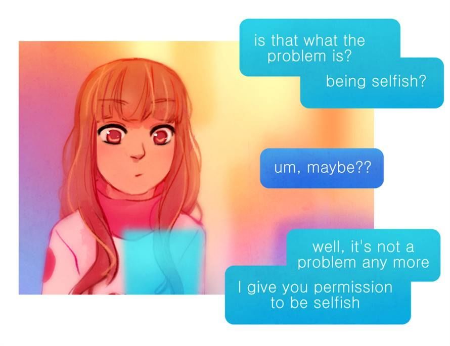 Always Human Chapter 11 page 12 - Chapter 11 : 11 - I Give You Permission to Be Selfish