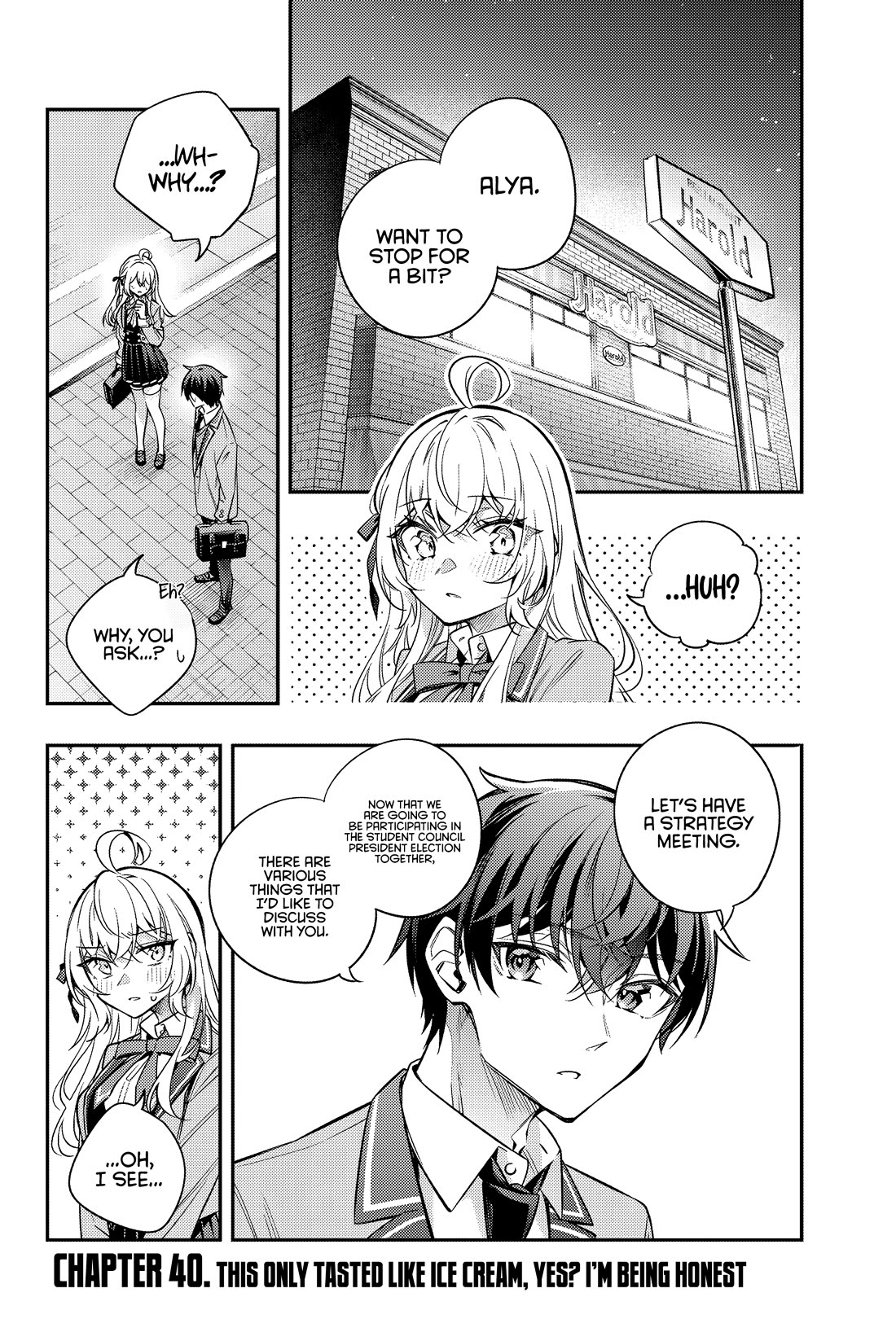 Alya Sometimes Hides Her Feelings in Russian Chapter 40 page 3 - Chapter 40: This Only Tasted Like Ice Cream, Yes? I’m Being Honest