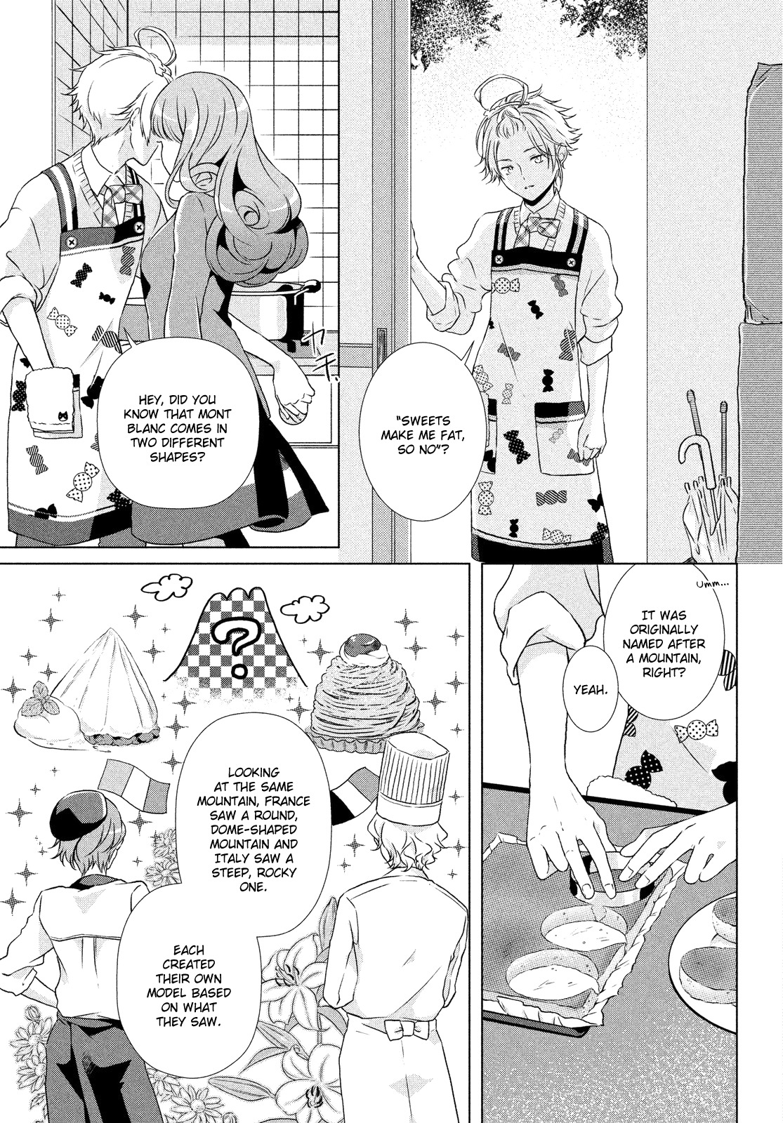 Amaama-kun no Okashi na Yuuwaku Chapter 1 page 14 - Chapter 1: Maiden in Love and Mont Blanc