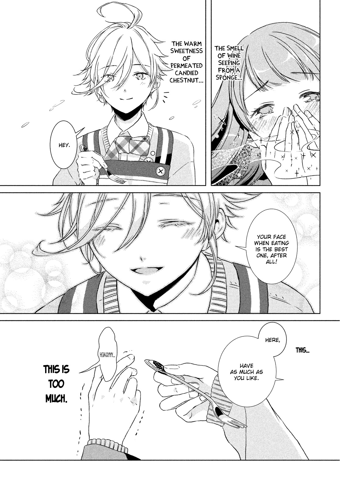 Amaama-kun no Okashi na Yuuwaku Chapter 1 page 18 - Chapter 1: Maiden in Love and Mont Blanc