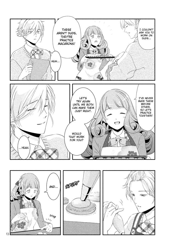 Amaama-kun no Okashi na Yuuwaku Chapter 4 page 15 - Chapter 4: When You Go, Macaron & When in Doubt, Botan