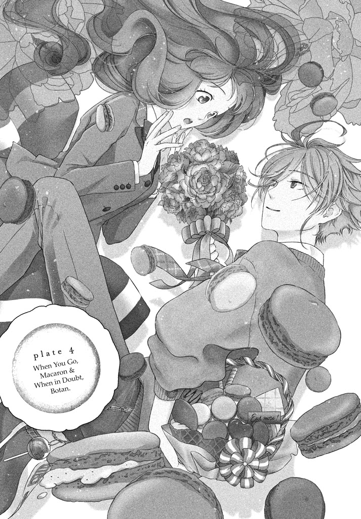 Amaama-kun no Okashi na Yuuwaku Chapter 4 page 2 - Chapter 4: When You Go, Macaron & When in Doubt, Botan