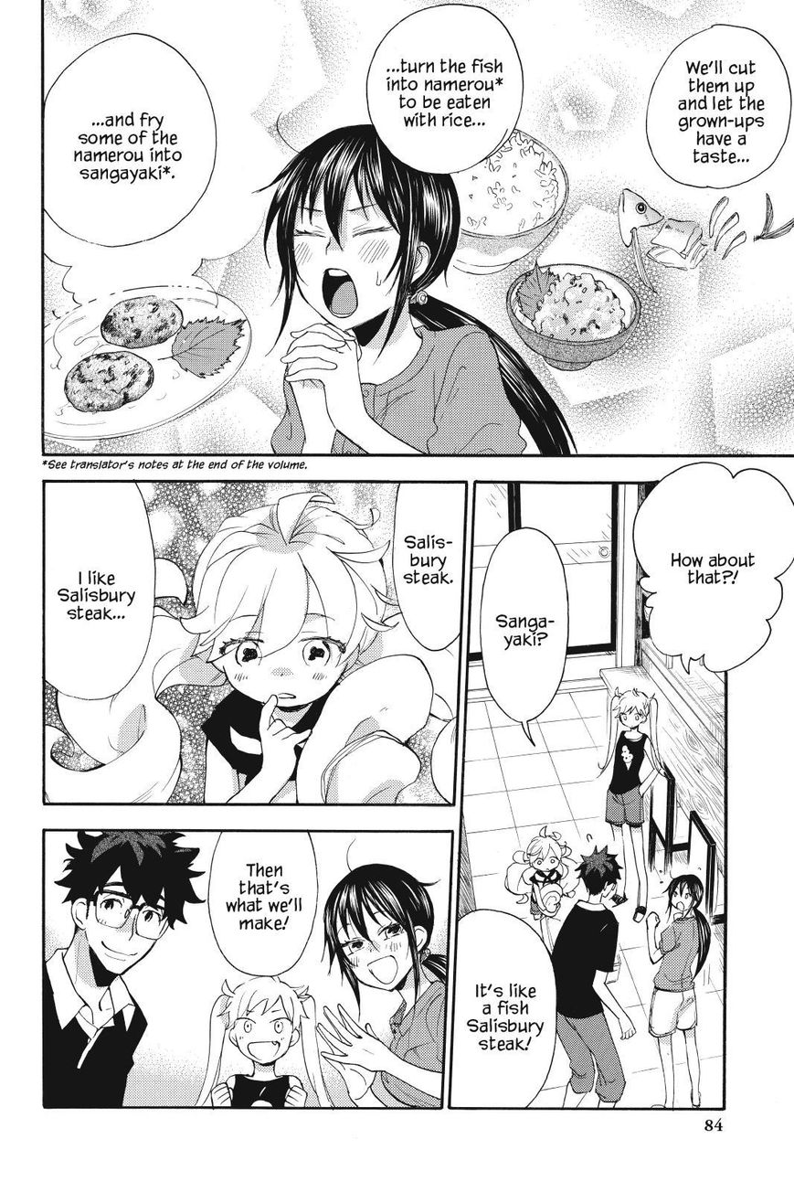 Amaama to Inazuma Chapter 13 page 14 - Chapter 13 : Summer Vacation, Cats, and Aji