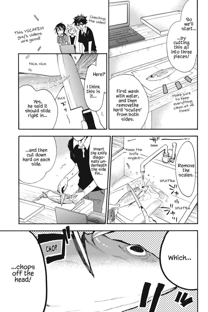 Amaama to Inazuma Chapter 13 page 15 - Chapter 13 : Summer Vacation, Cats, and Aji