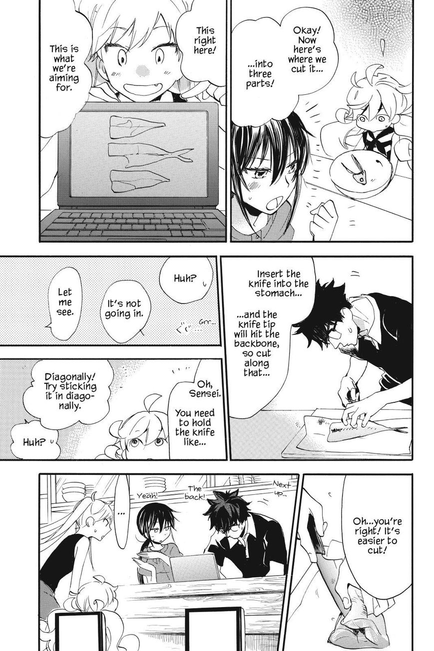 Amaama to Inazuma Chapter 13 page 19 - Chapter 13 : Summer Vacation, Cats, and Aji