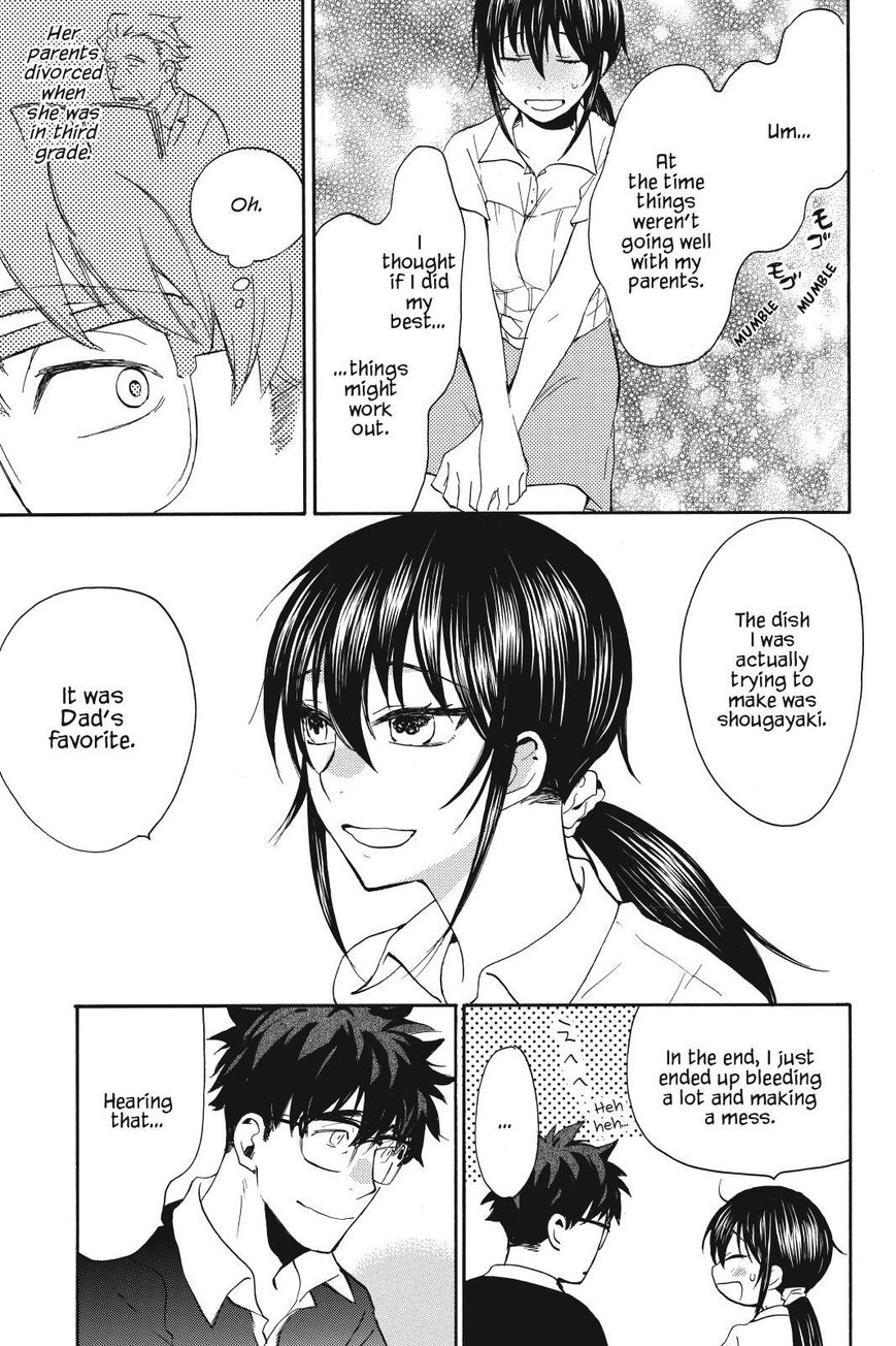 Amaama to Inazuma Chapter 16 page 22 - Chapter 16 : Springy Shredded Cabbage and Shougayaki