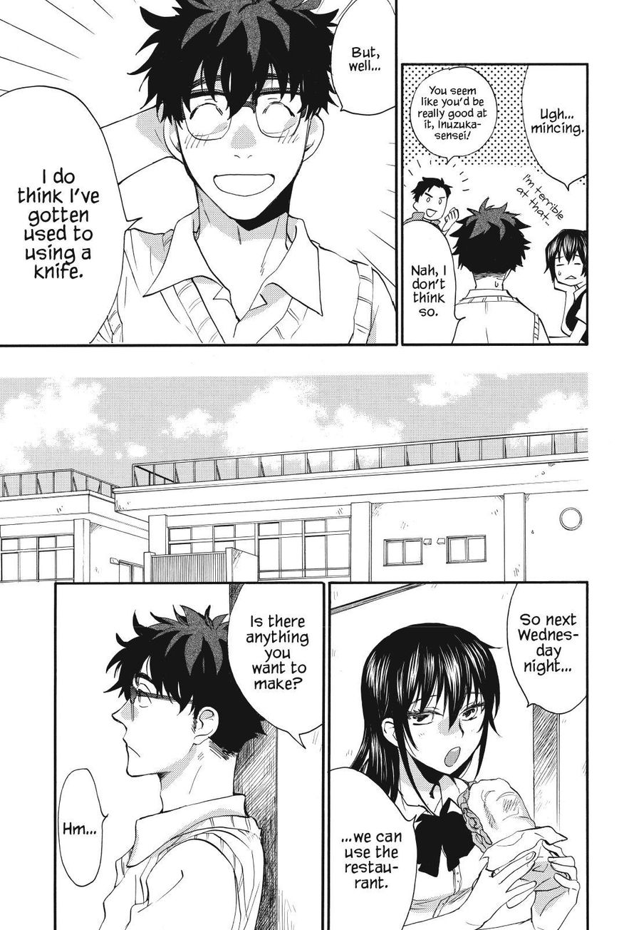 Amaama to Inazuma Chapter 16 page 7 - Chapter 16 : Springy Shredded Cabbage and Shougayaki