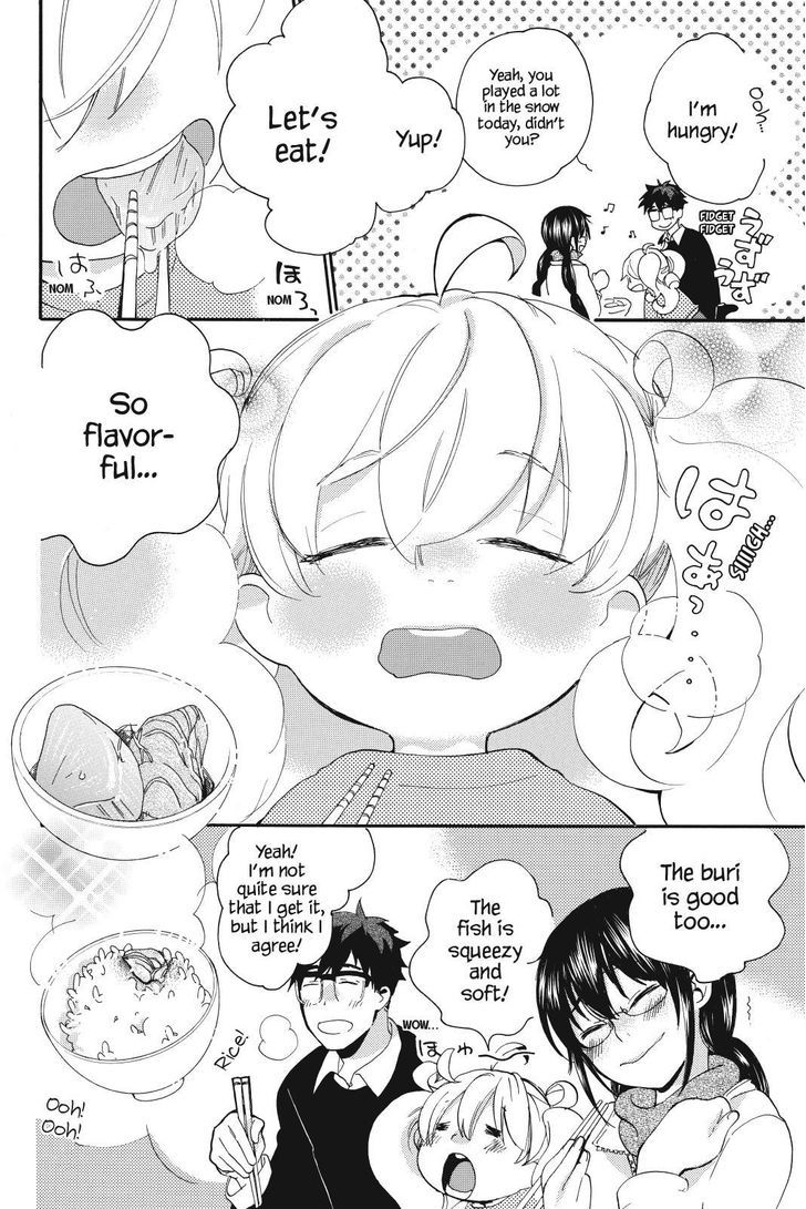 Amaama to Inazuma Chapter 22.2 page 24 - Chapter 22 v2 : It's Been a While, Buri Daikon